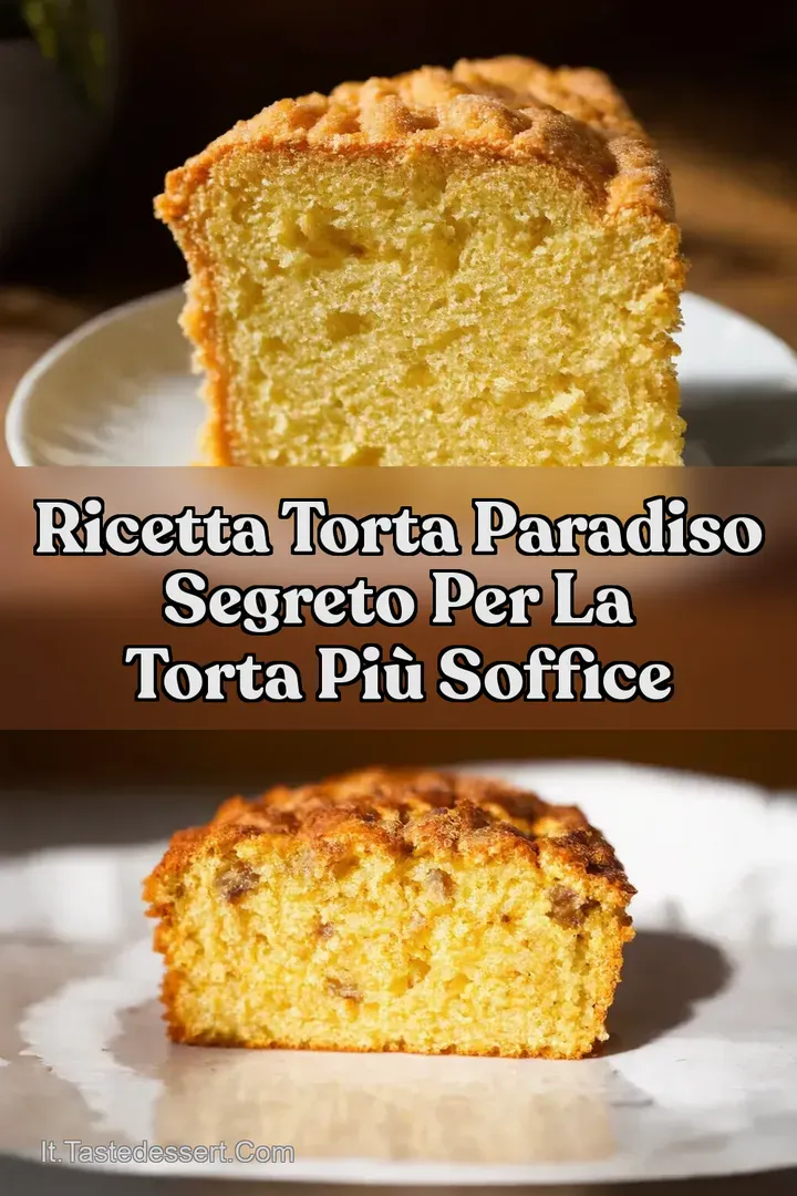 Ricetta Torta Paradiso Segreto per la Torta pi&ugrave; Soffice