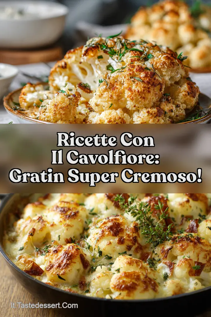 Ricette Con Il Cavolfiore: Gratin Super Cremoso!