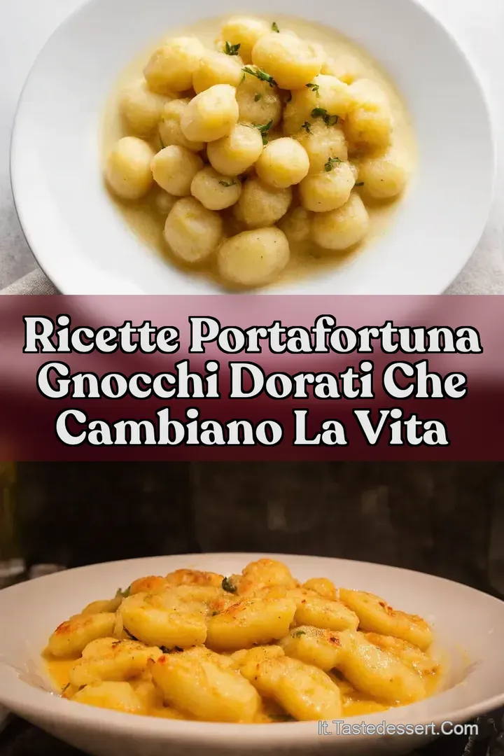 Ricette portafortuna Gnocchi dorati che cambiano la vita