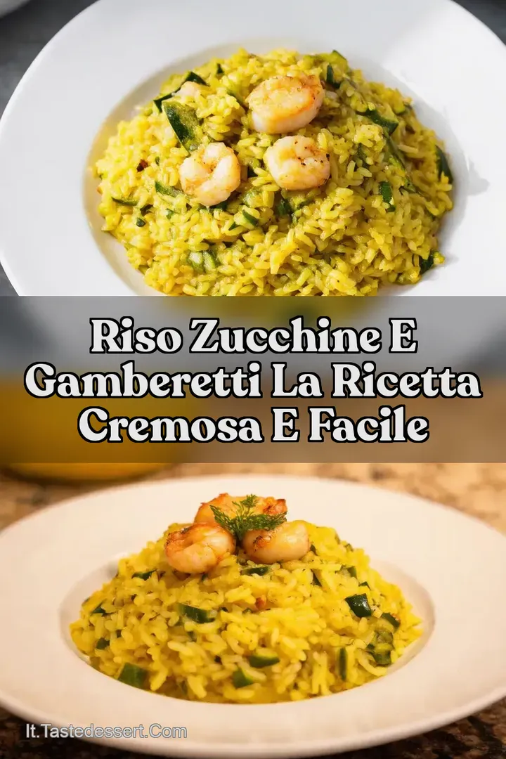 Riso Zucchine e Gamberetti La Ricetta Cremosa e Facile