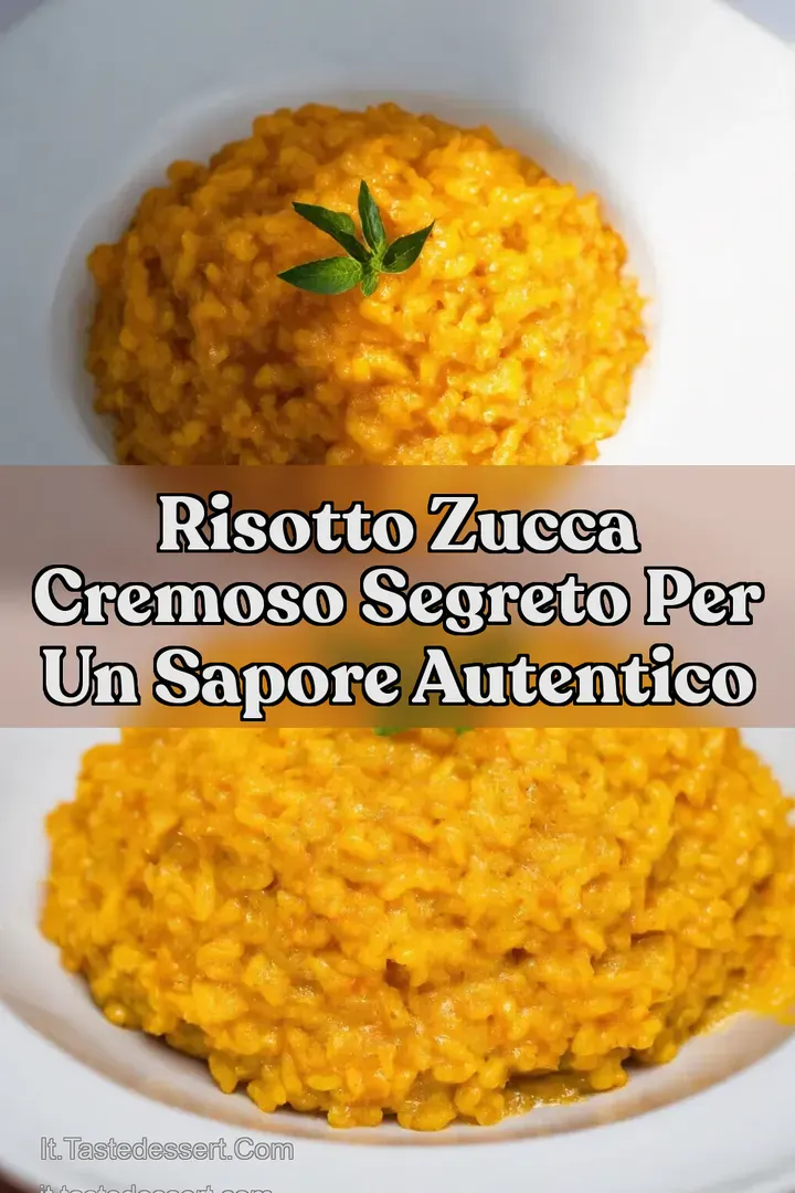 Risotto Zucca Cremoso Segreto per un Sapore Autentico