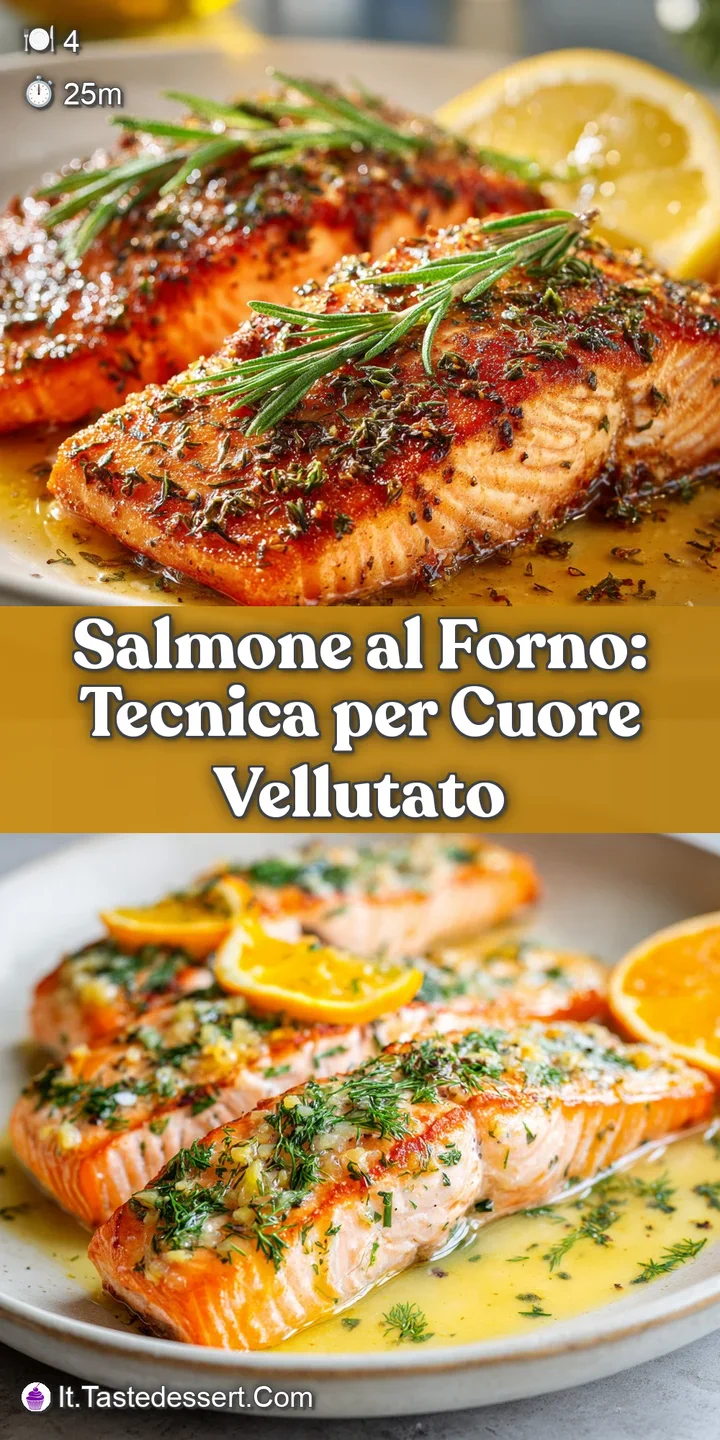 Close-up of tender, pink salmon with golden crust, lemon and herb flecks catching the light. Juicy and appetizing texture ...