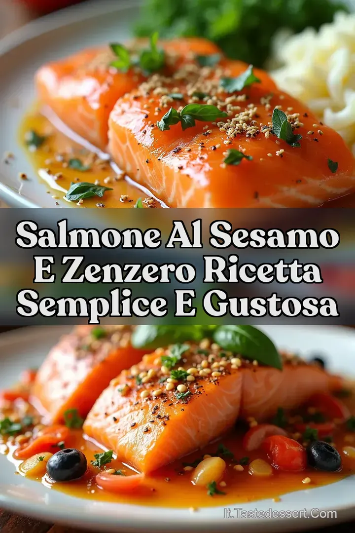 Salmone al Sesamo e Zenzero Ricetta Semplice e Gustosa