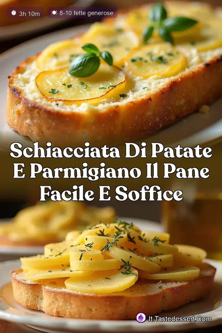Schiacciata di Patate e Parmigiano Il Pane Facile e Soffice