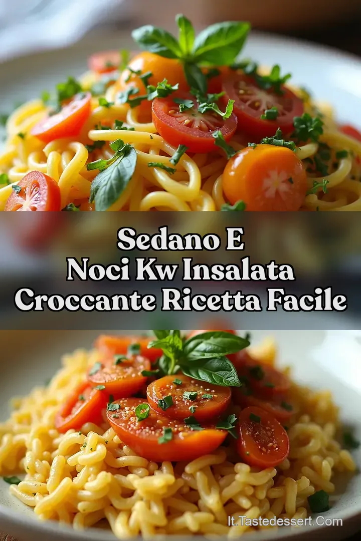Sedano e Noci kw Insalata Croccante Ricetta Facile