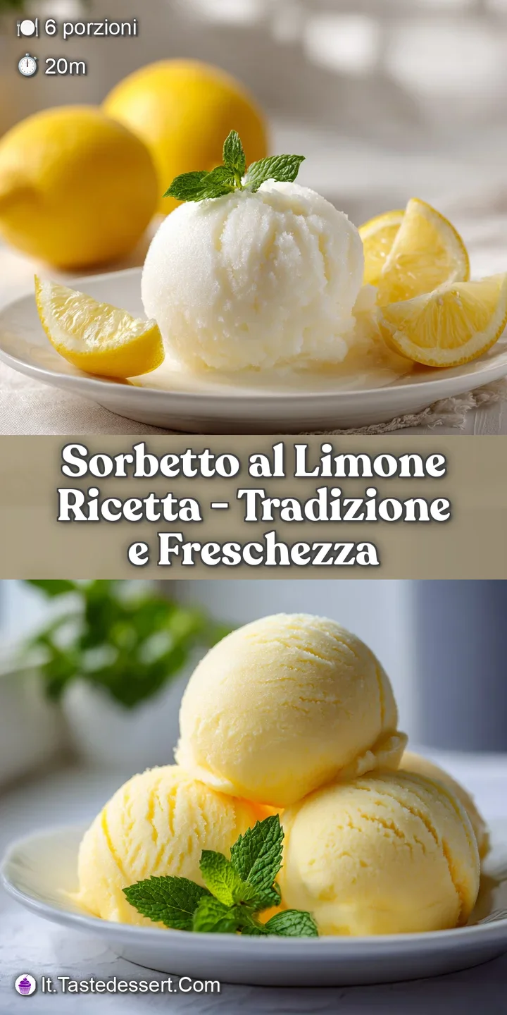 Close-up of icy lemon sorbetto, showing its smooth yet crystalline texture with a hint of condensation.