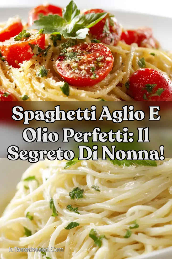 Spaghetti Aglio e Olio Perfetti: Il Segreto di Nonna!