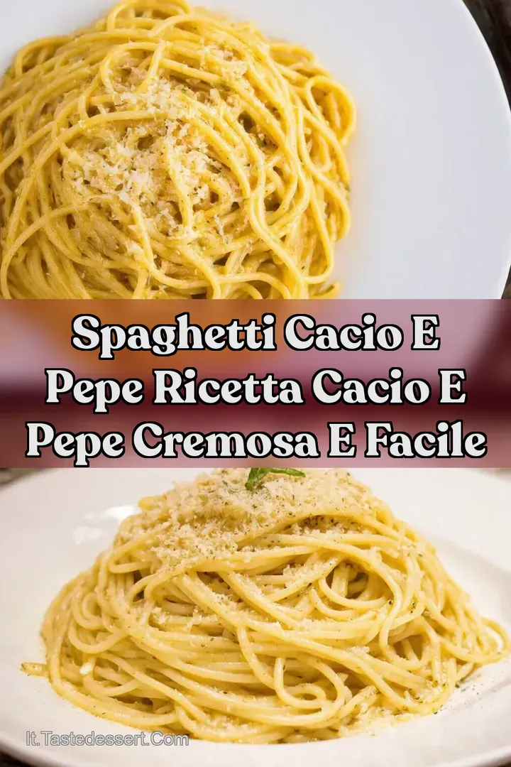 Spaghetti Cacio e Pepe Ricetta Cacio e Pepe Cremosa e Facile