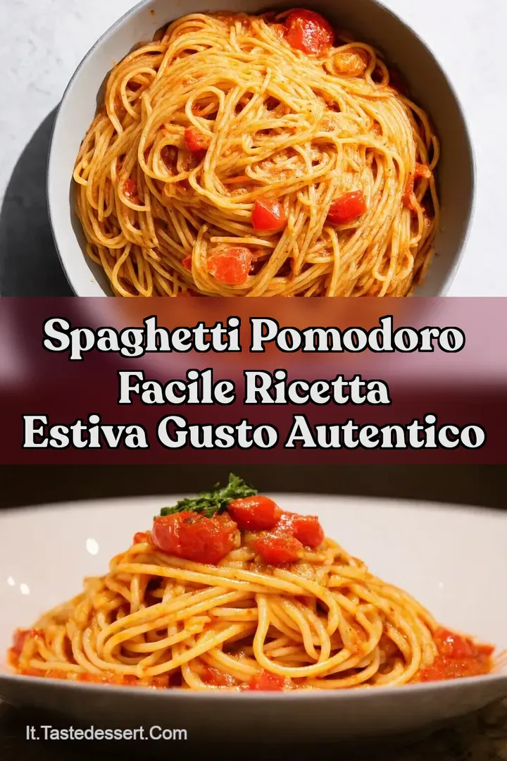 Spaghetti Pomodoro Facile Ricetta Estiva Gusto Autentico