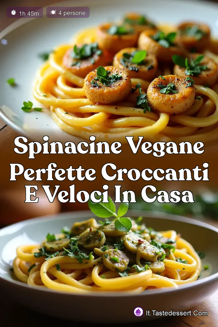 Spinacine Vegane Perfette Croccanti e Veloci in Casa
