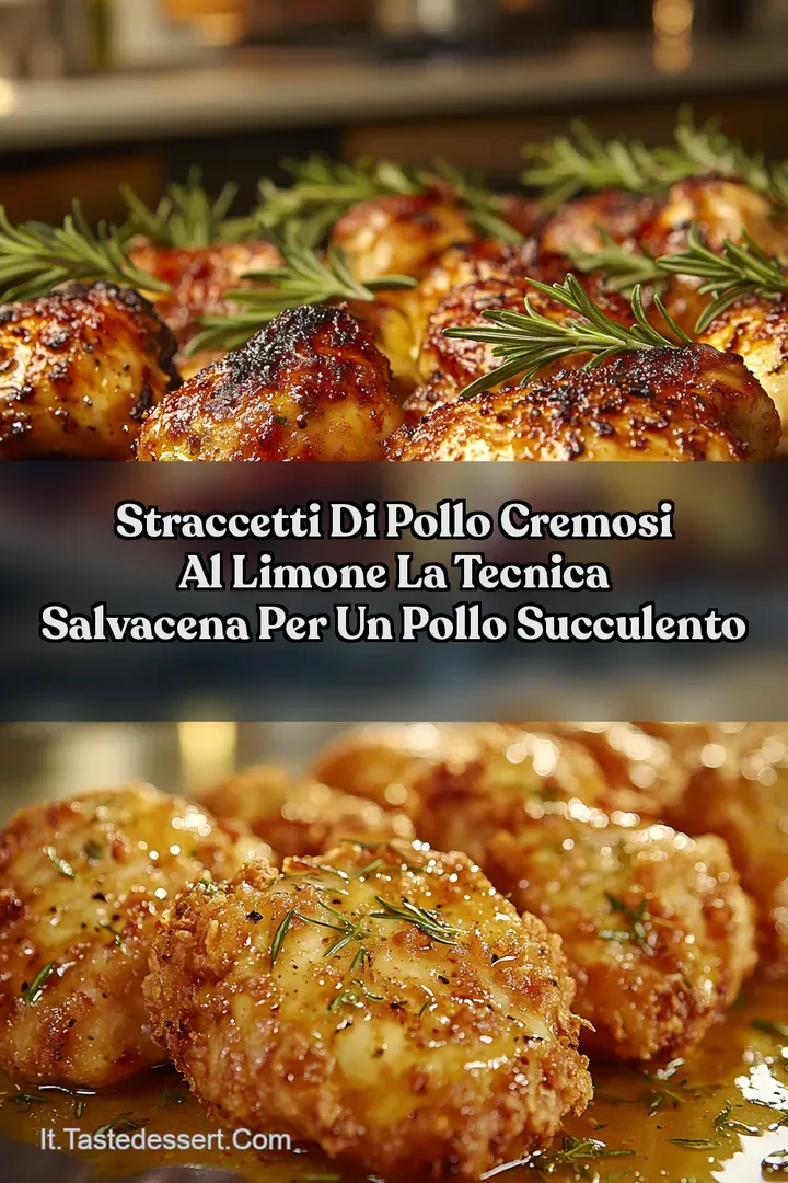 Straccetti di Pollo Cremosi al Limone La Tecnica SalvaCena Per un Pollo Succulento
