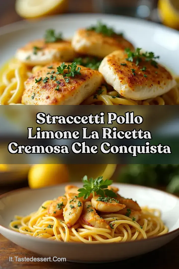 Straccetti Pollo Limone La Ricetta Cremosa che Conquista