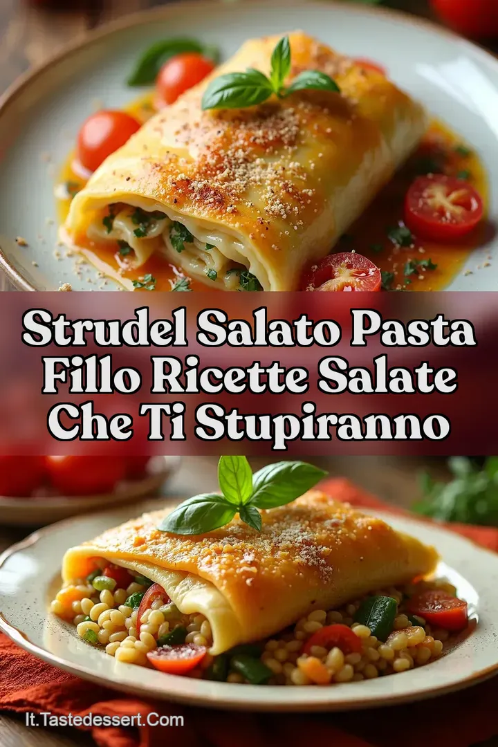 Strudel Salato Pasta Fillo Ricette Salate che ti Stupiranno