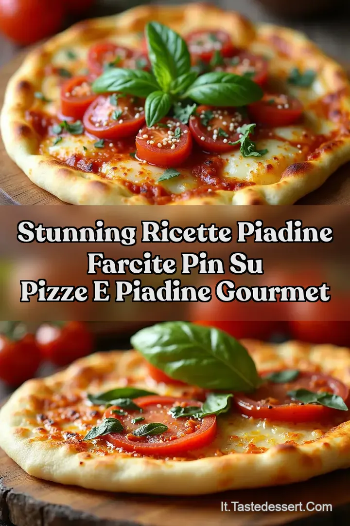Stunning Ricette Piadine Farcite Pin su pizze e piadine Gourmet