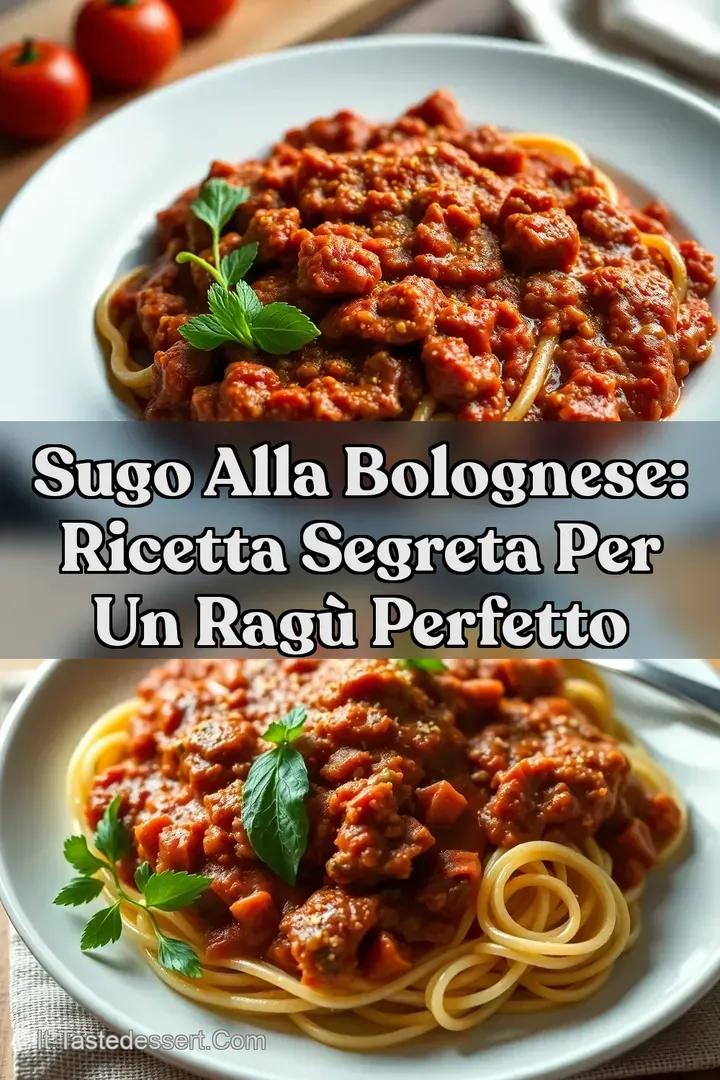 Sugo Alla Bolognese: Ricetta Segreta per un Rag&ugrave; Perfetto