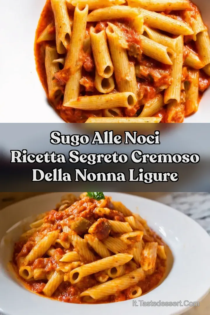 Sugo alle Noci Ricetta Segreto Cremoso della Nonna Ligure