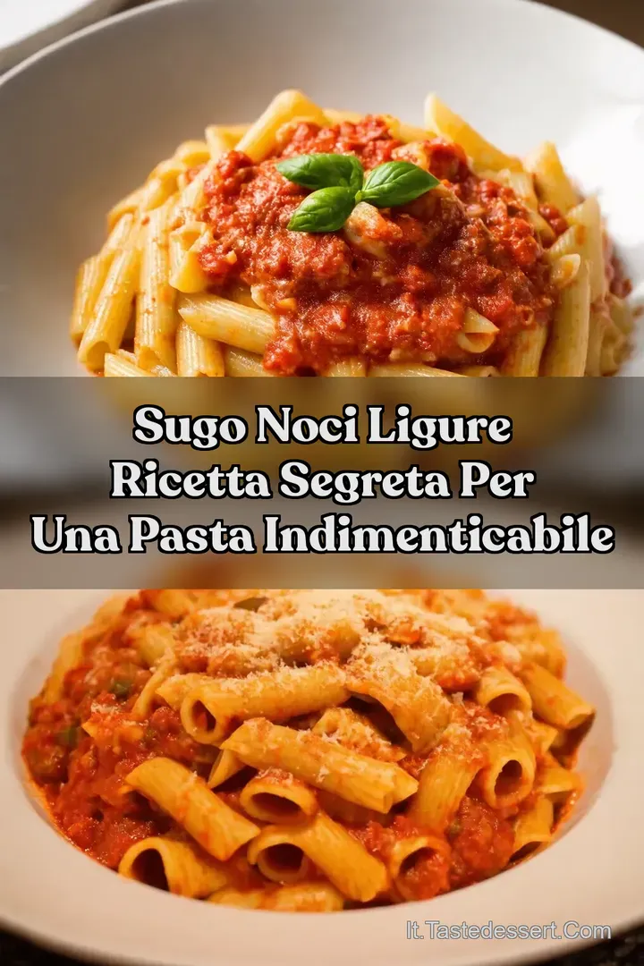 Sugo Noci Ligure Ricetta Segreta per una Pasta Indimenticabile