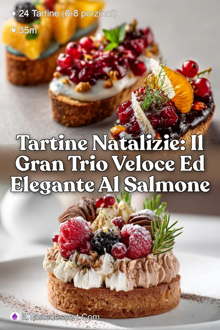 Tartine Natalizie: Il Gran Trio Veloce ed Elegante al Salmone