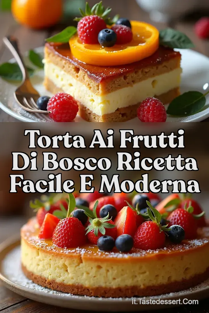 Torta ai Frutti di Bosco Ricetta Facile e Moderna