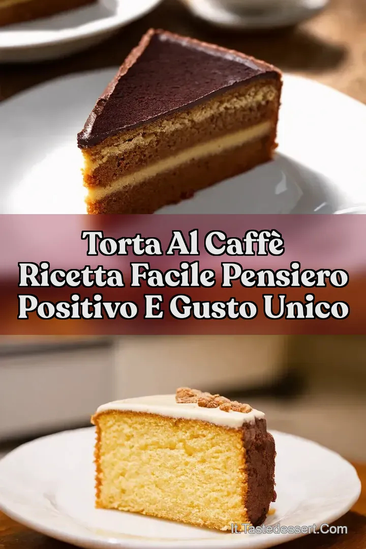 Torta al Caff&egrave; Ricetta Facile Pensiero Positivo e Gusto Unico
