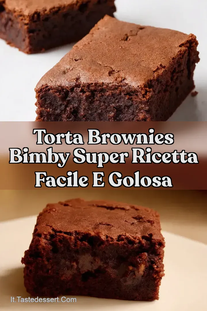 TORTA BROWNIES BIMBY Super Ricetta Facile e Golosa