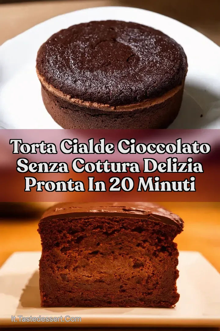 Torta Cialde Cioccolato Senza Cottura Delizia Pronta in 20 Minuti