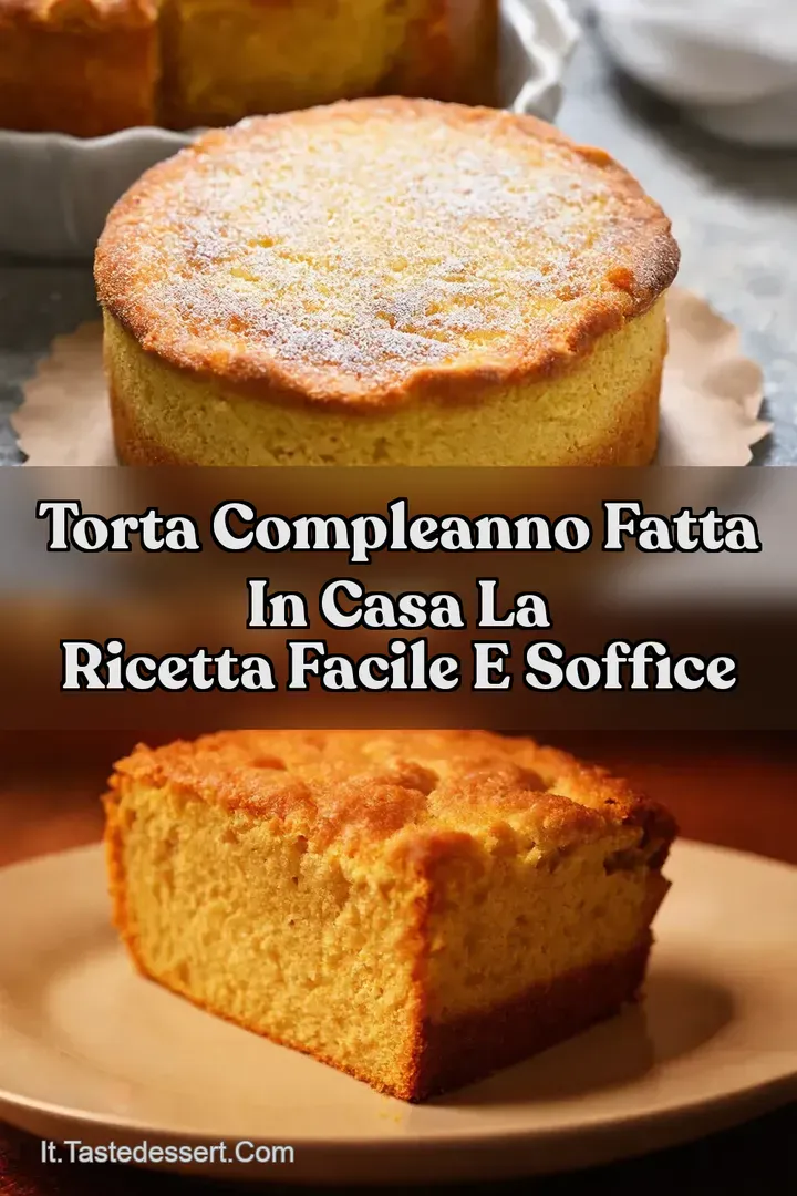 Torta Compleanno Fatta In Casa La Ricetta Facile e Soffice