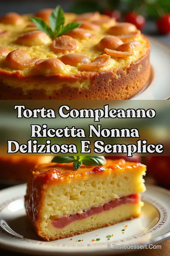 Torta Compleanno Ricetta Nonna Deliziosa e Semplice