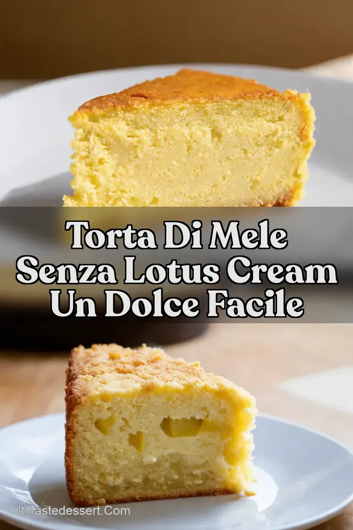 Torta di Mele Senza Lotus Cream un Dolce Facile