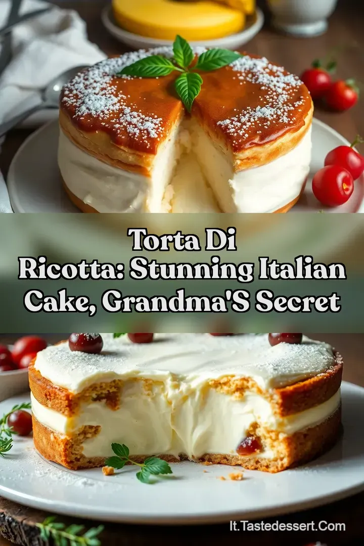 Torta di Ricotta: Stunning Italian Cake Grandma s Secret