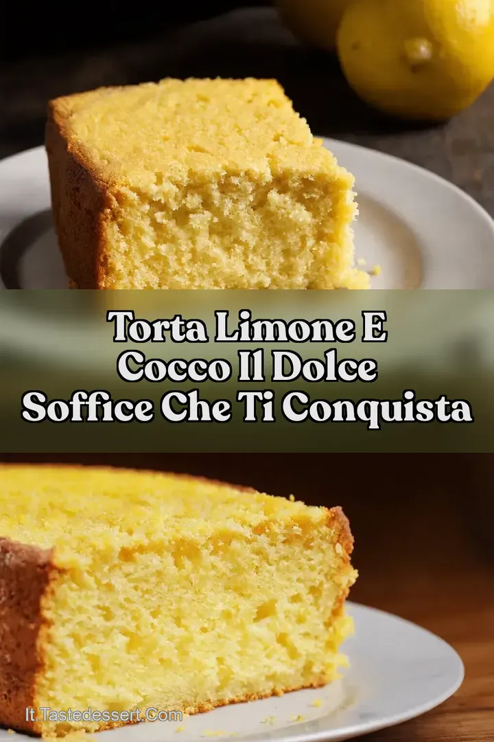 Torta Limone e Cocco Il Dolce Soffice Che Ti Conquista