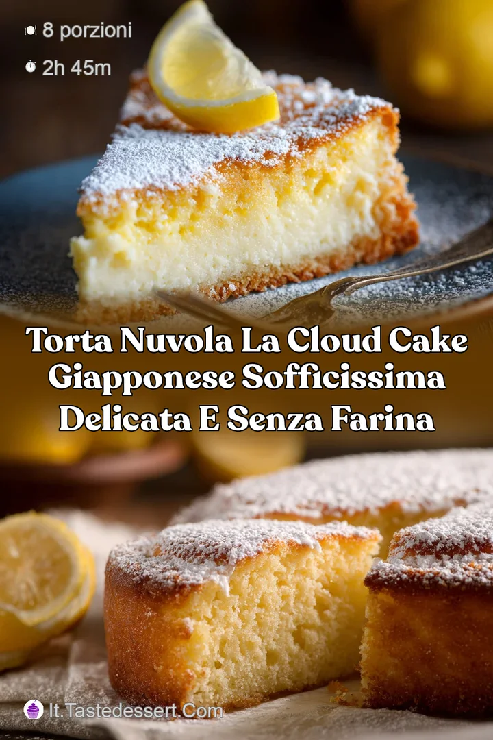 Torta nuvola la Cloud Cake giapponese sofficissima delicata e senza farina