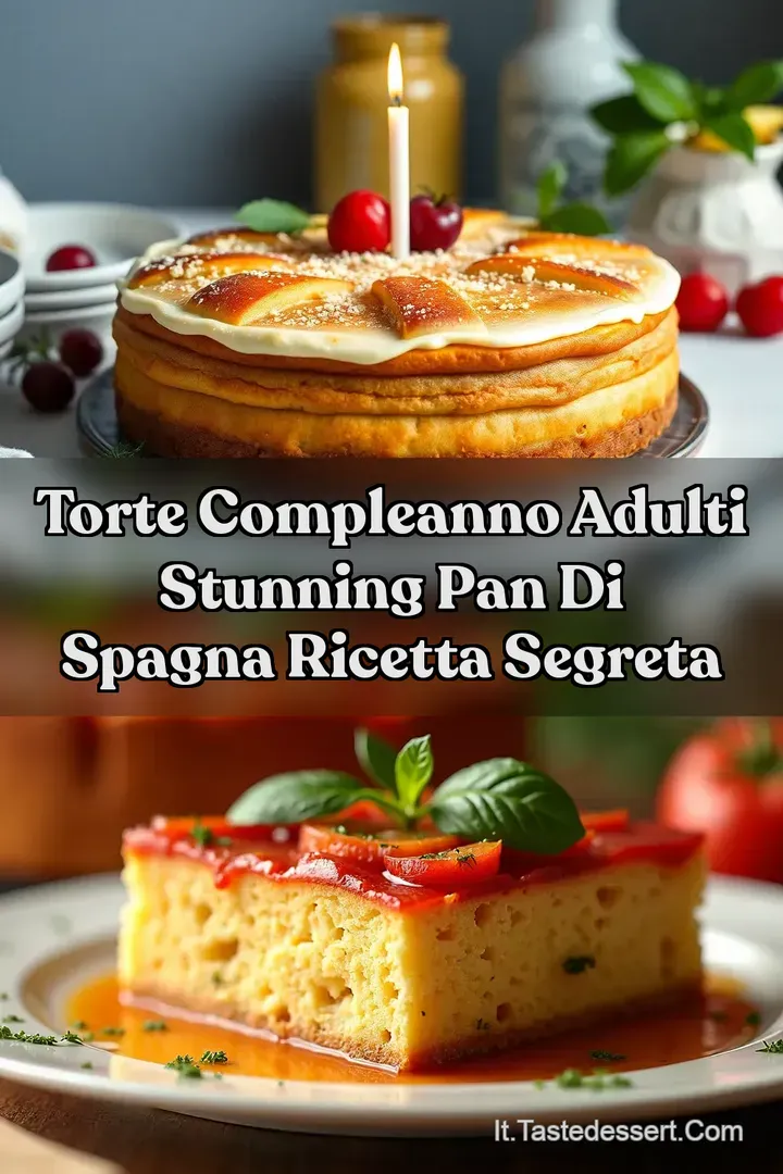 Torte Compleanno Adulti Stunning Pan di Spagna Ricetta Segreta