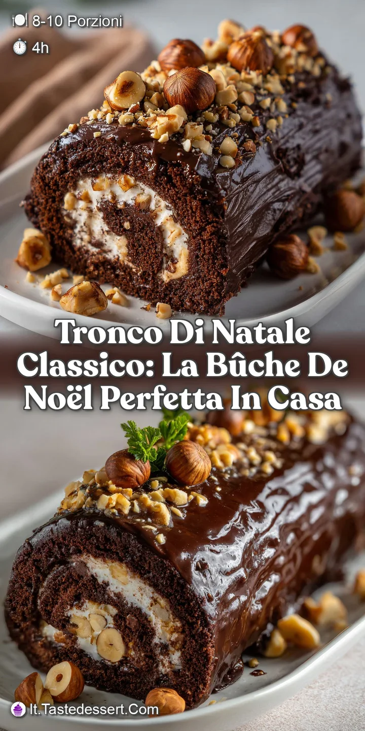 Tronco di Natale Classico: La B&ucirc;che de No&euml;l perfetta in casa