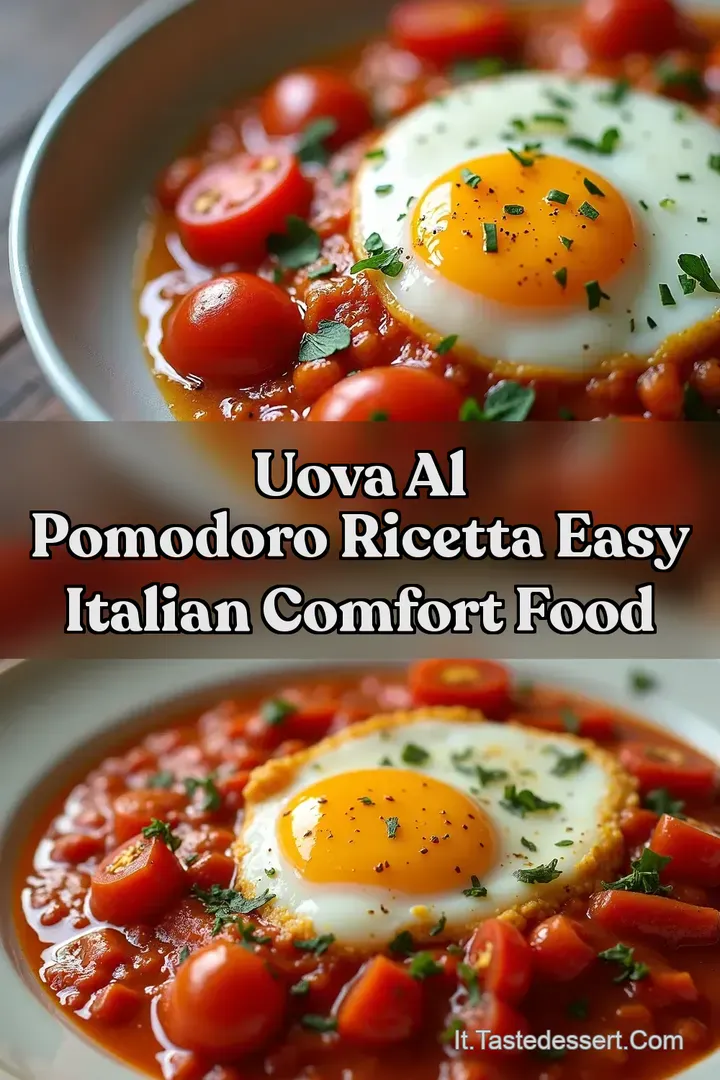 Uova al Pomodoro Ricetta Easy Italian Comfort Food