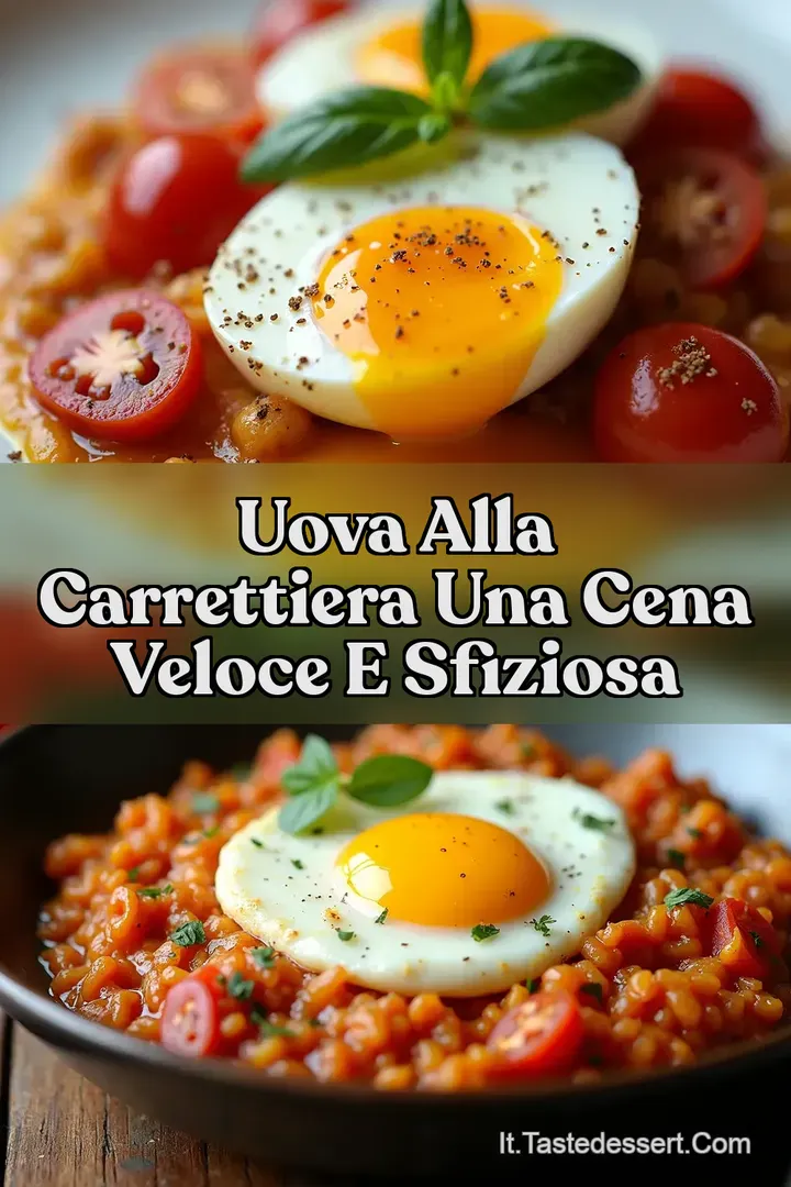Uova alla Carrettiera Una Cena Veloce e Sfiziosa
