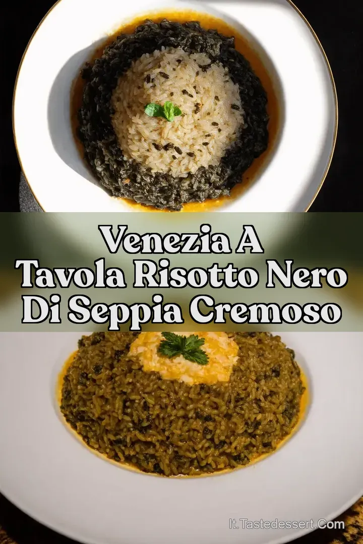 Venezia a Tavola Risotto Nero di Seppia Cremoso