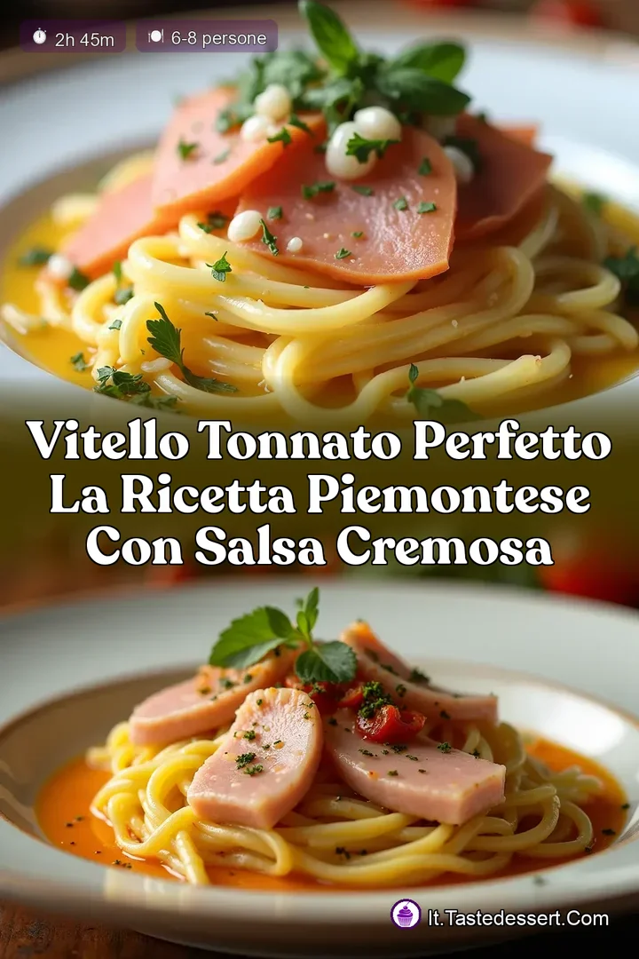 Vitello Tonnato Perfetto La Ricetta Piemontese con Salsa Cremosa