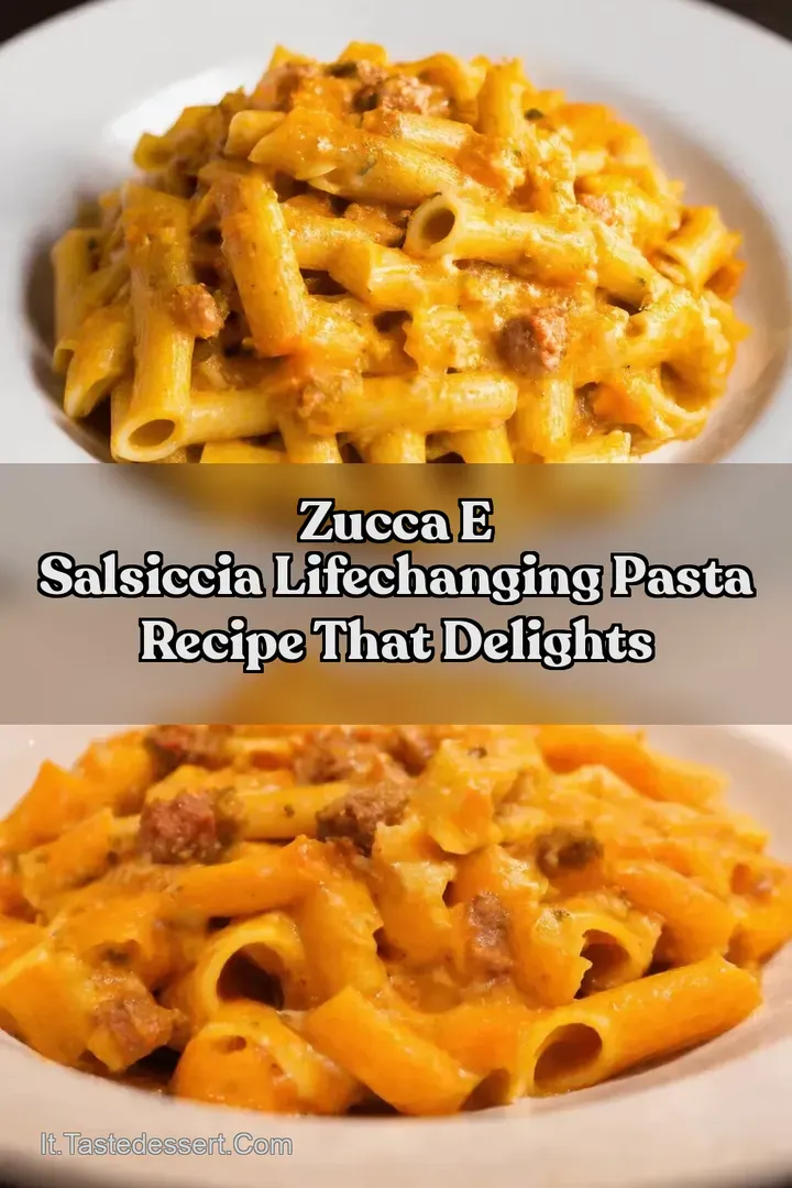 Zucca e Salsiccia LifeChanging Pasta Recipe That Delights