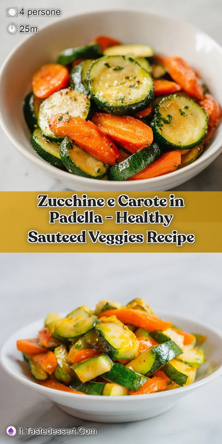 Close-up of perfectly sauteed zucchini ribbons and shredded carrots, slightly charred edges