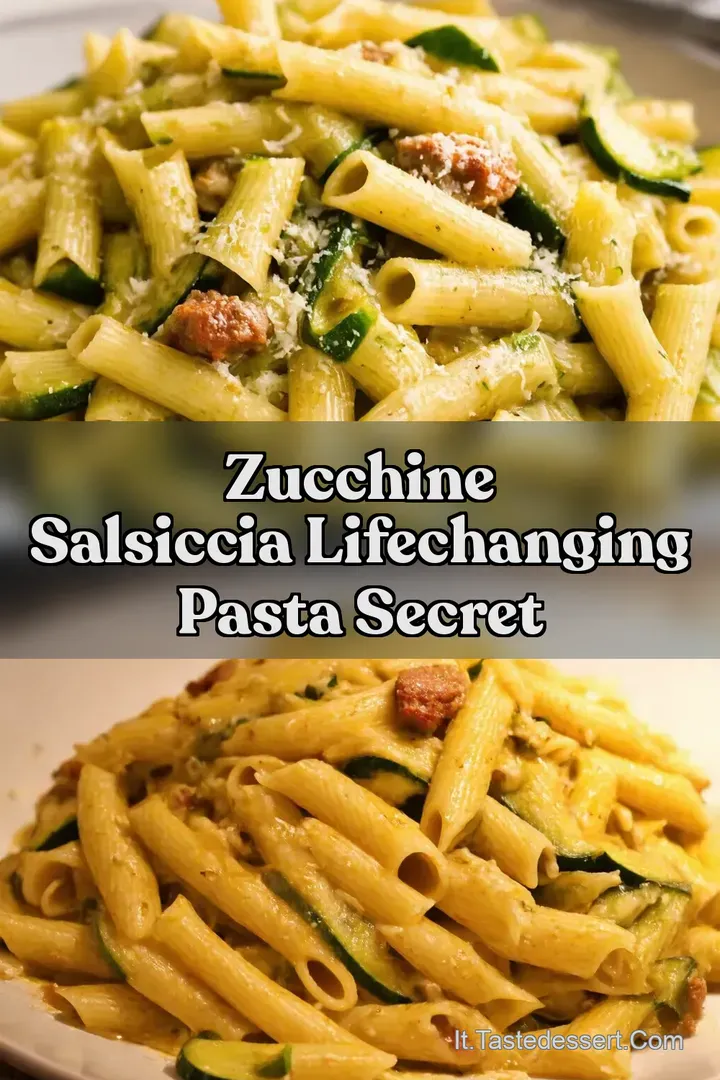 Zucchine Salsiccia LifeChanging Pasta Secret
