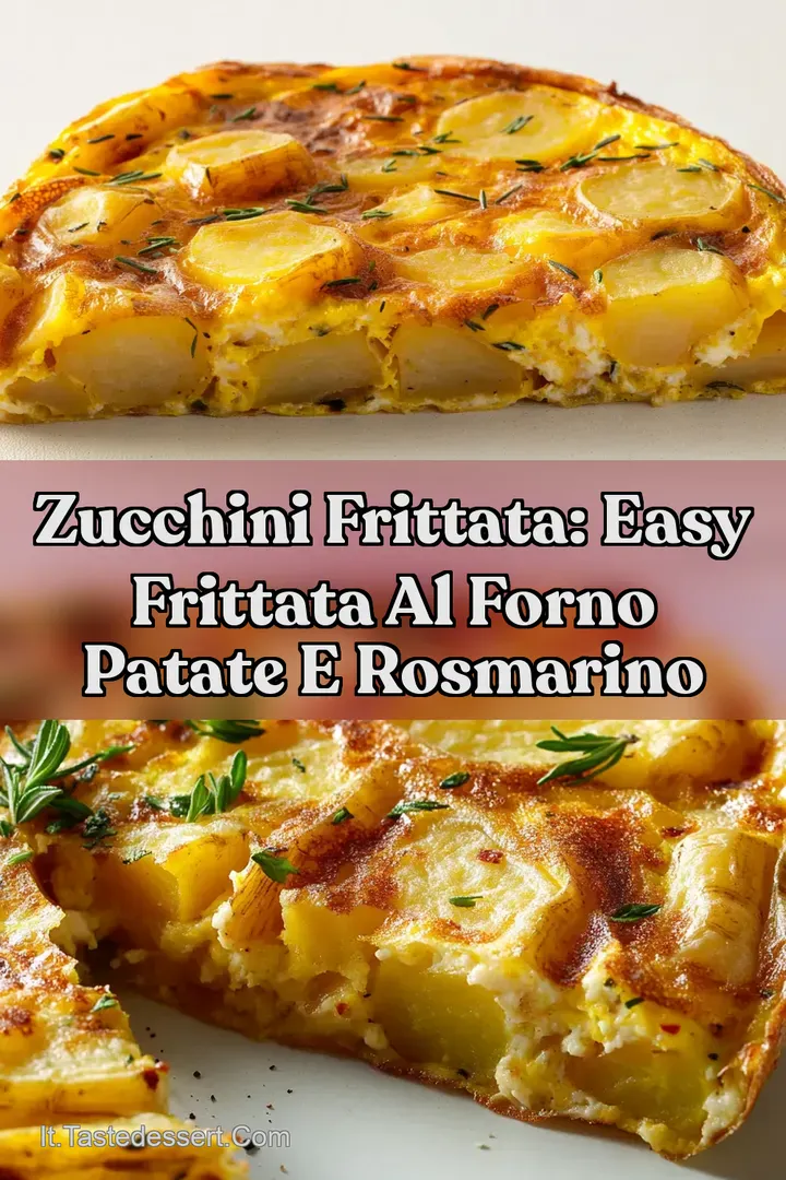 Zucchini Frittata: Easy Frittata al Forno Patate e Rosmarino
