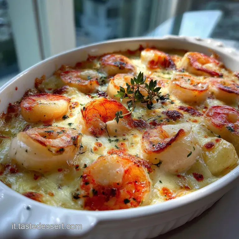Antipasto di Pesce Gratinato al Forno