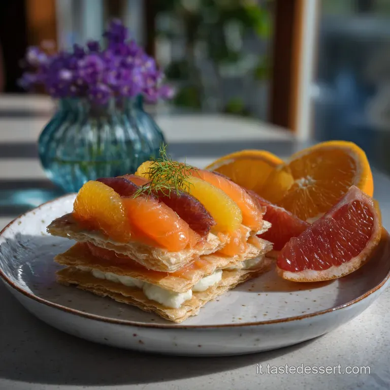 Antipasto Capodanno Salmone Affumicato Fresco