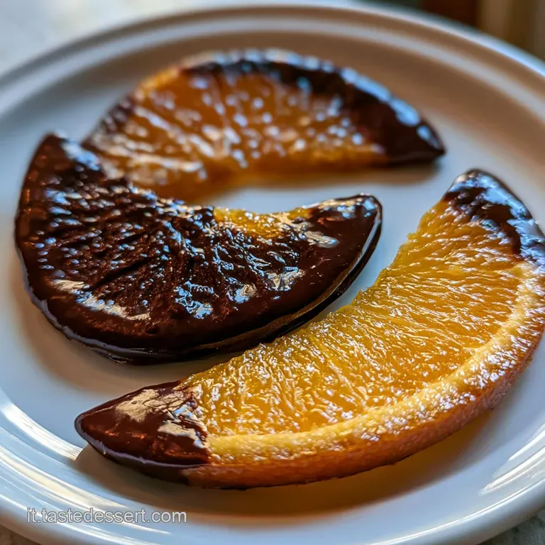 Arance Candite al Cioccolato: Agrumi e Cacao