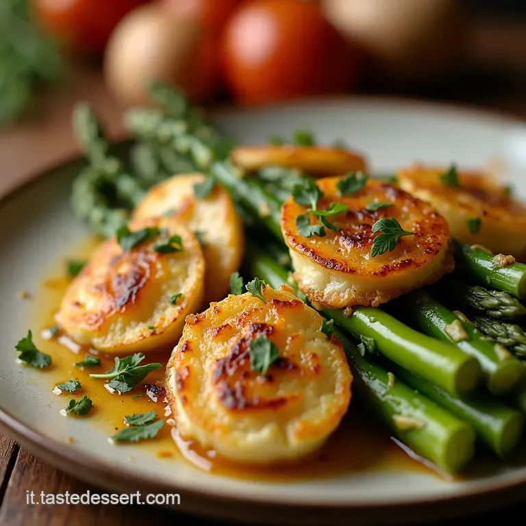 Asparagi Gratinati Al Forno Croccante Bont&agrave; presentation