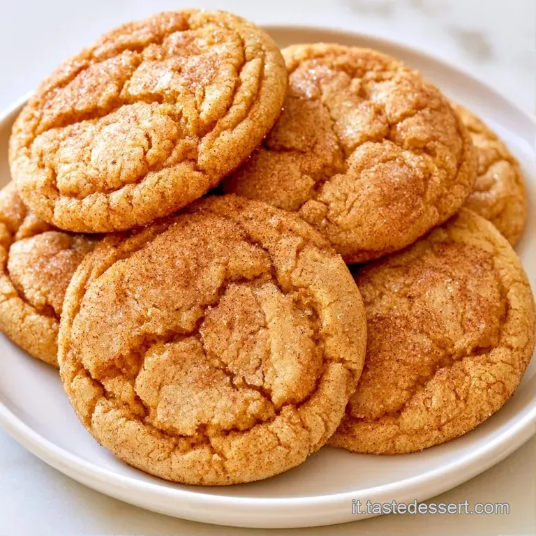 Composizione ordinata di biscotti ambrati su ceramica chiara, con texture morbida e piccoli cristalli di zucchero.