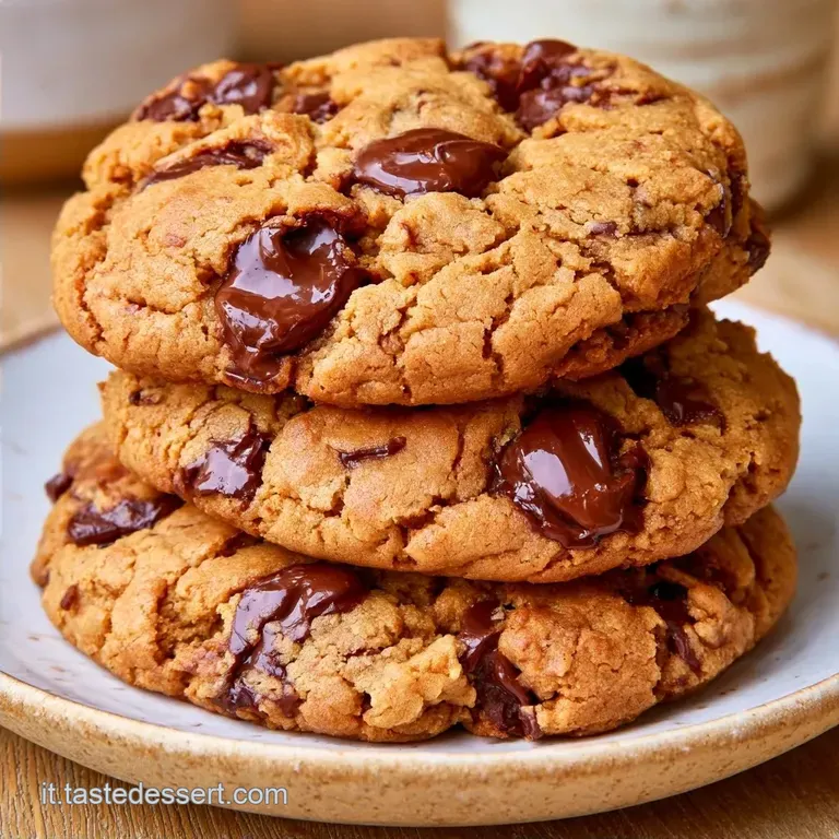 Biscotti Croccanti Con Gocce di Cioccolato