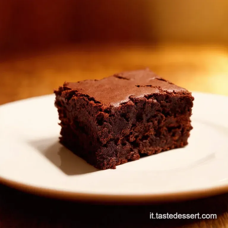 Brownies Al Cioccolato Extra Fondente presentation