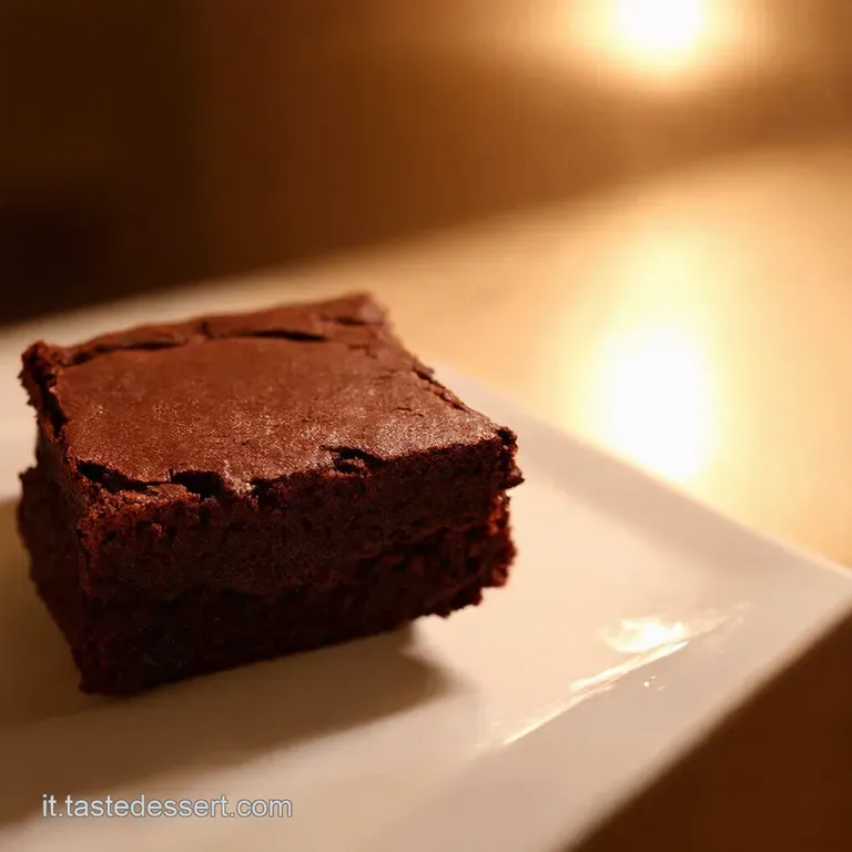 Brownies Express Al Cioccolato Fondente Il Peccato Di Gola Senza Forno presentation